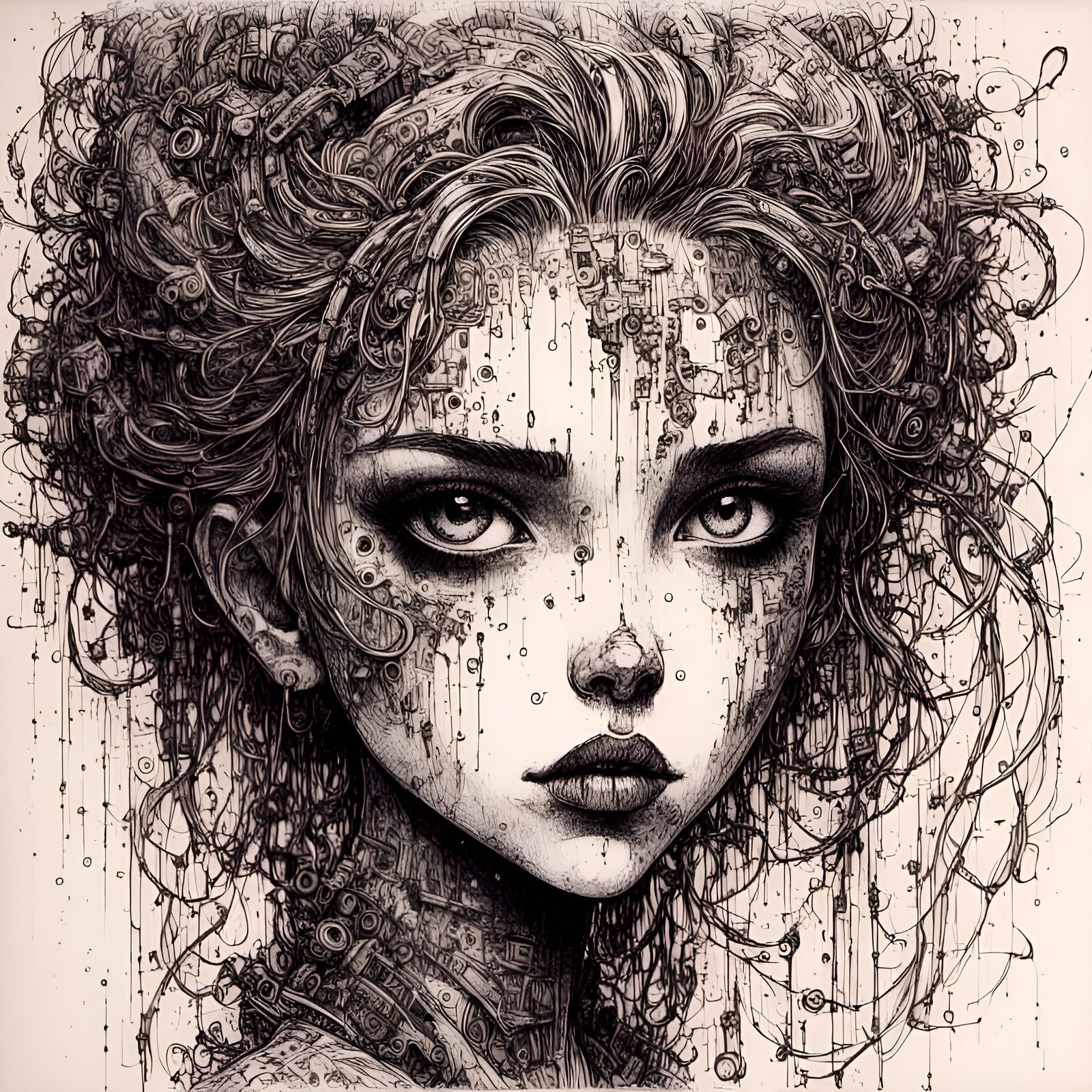 "Captured Myths: Portraits of Mythical Creatures" : -Androïd...