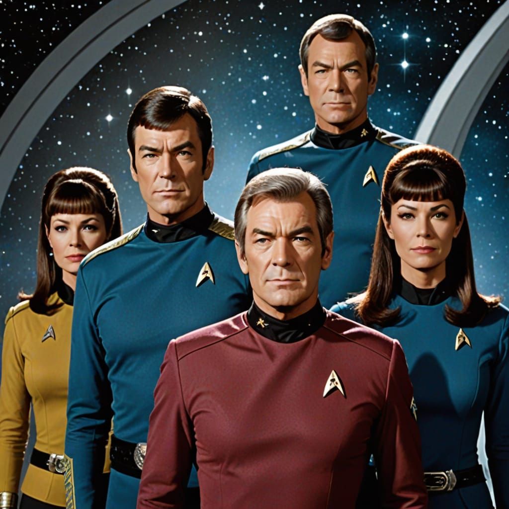 Starfleet Enterprise in Space, Star Trek Style