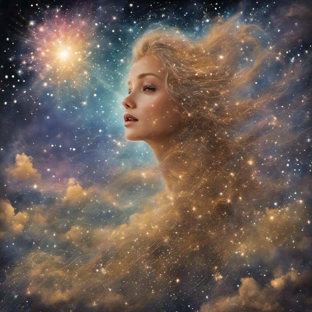 Sparkly Sky AI Image