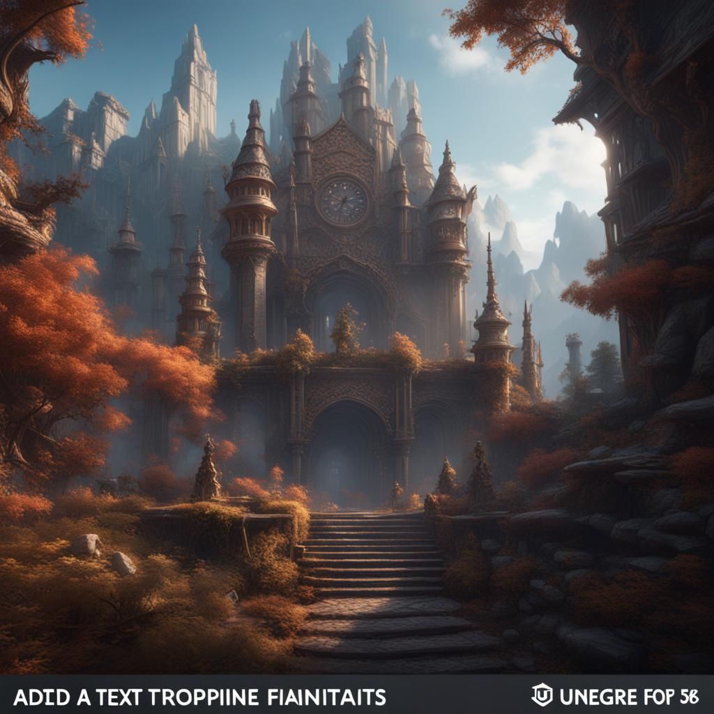 Fantastical Matte Painting in Deep Color