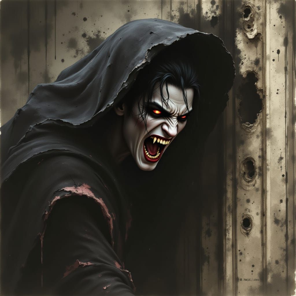 Savage Vampire Emerges from Gothic Shadows