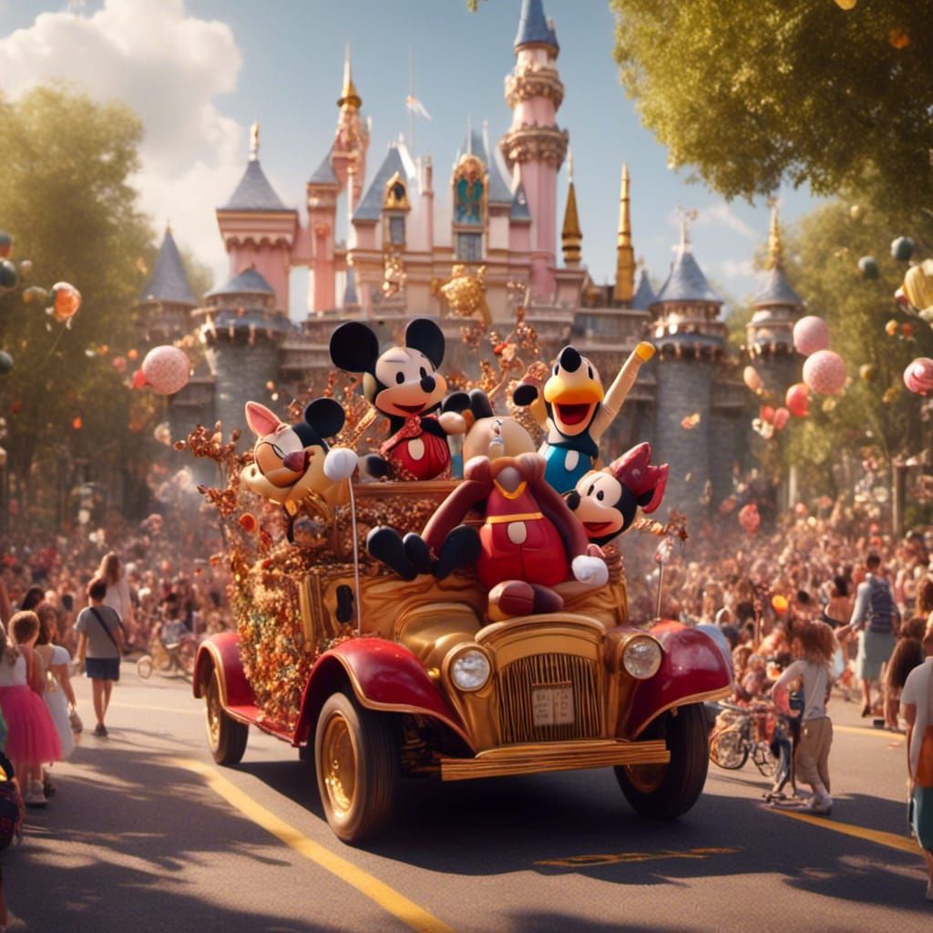 Disney Parade at Disneyland