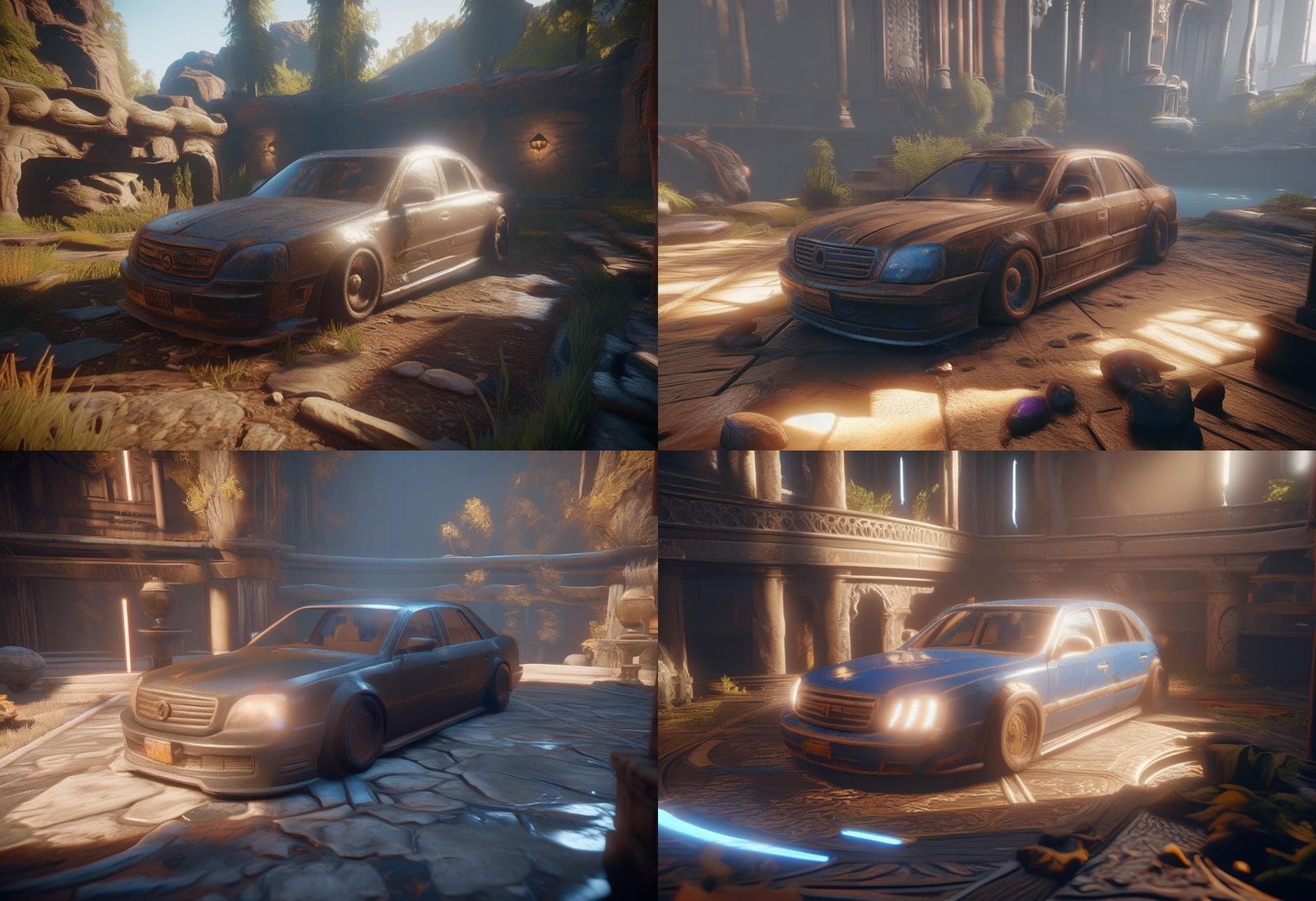 Epic 3D Game Cinematic with Dynamic Lighting