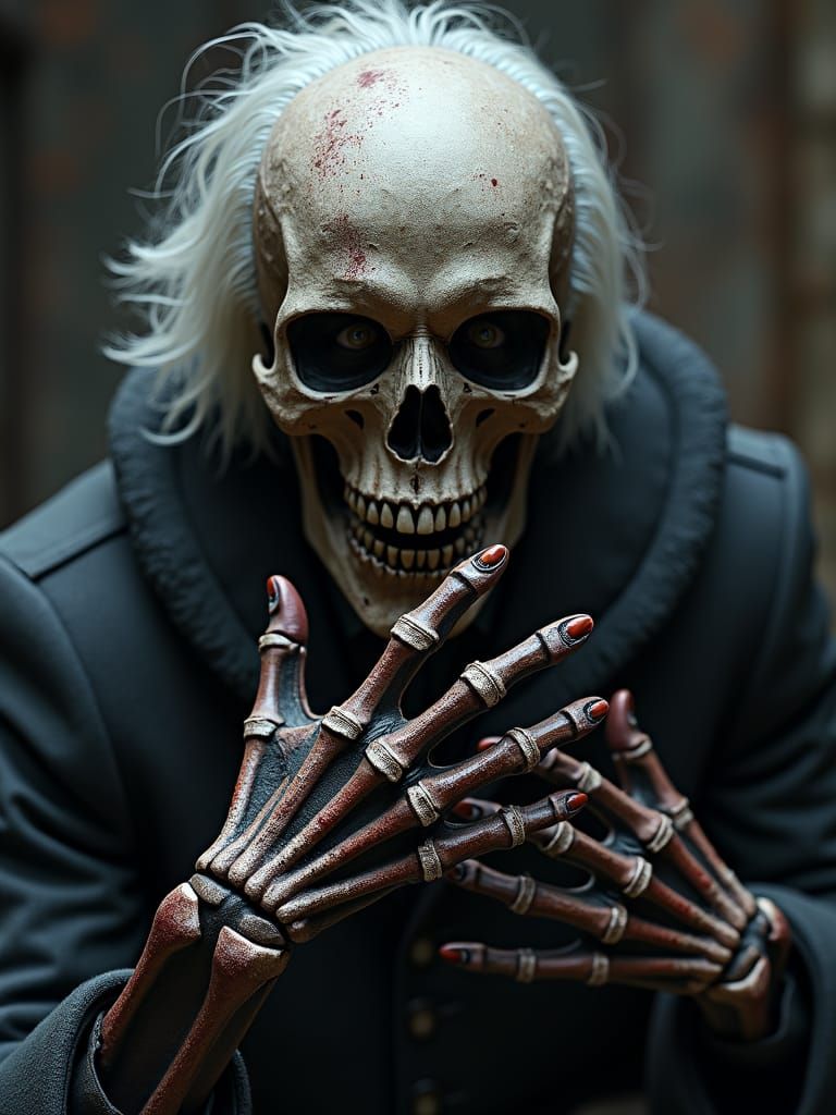 Blackened Skeleton Portrait: Lord of the Underworld