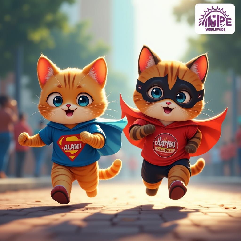 Cats Masquerade Run for Malaysian Charity in Anime Style