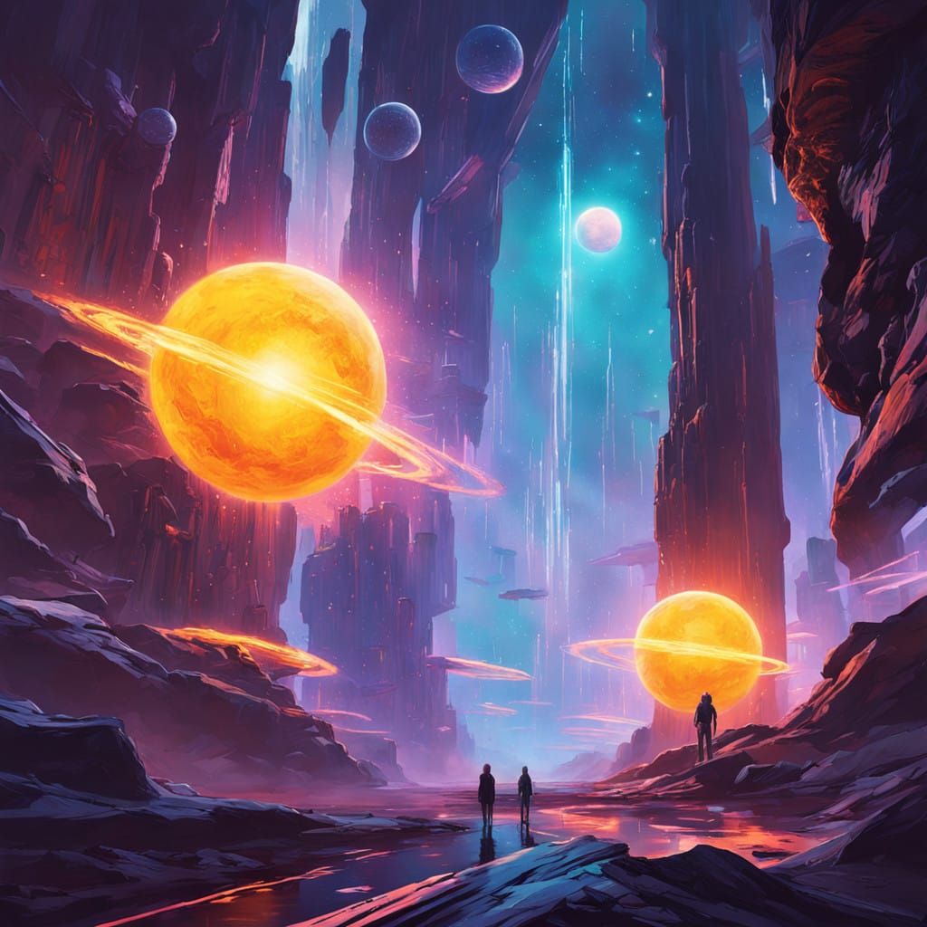 Cosmic Radiance Illuminates a Mysterious Wall in Vibrant Neo...