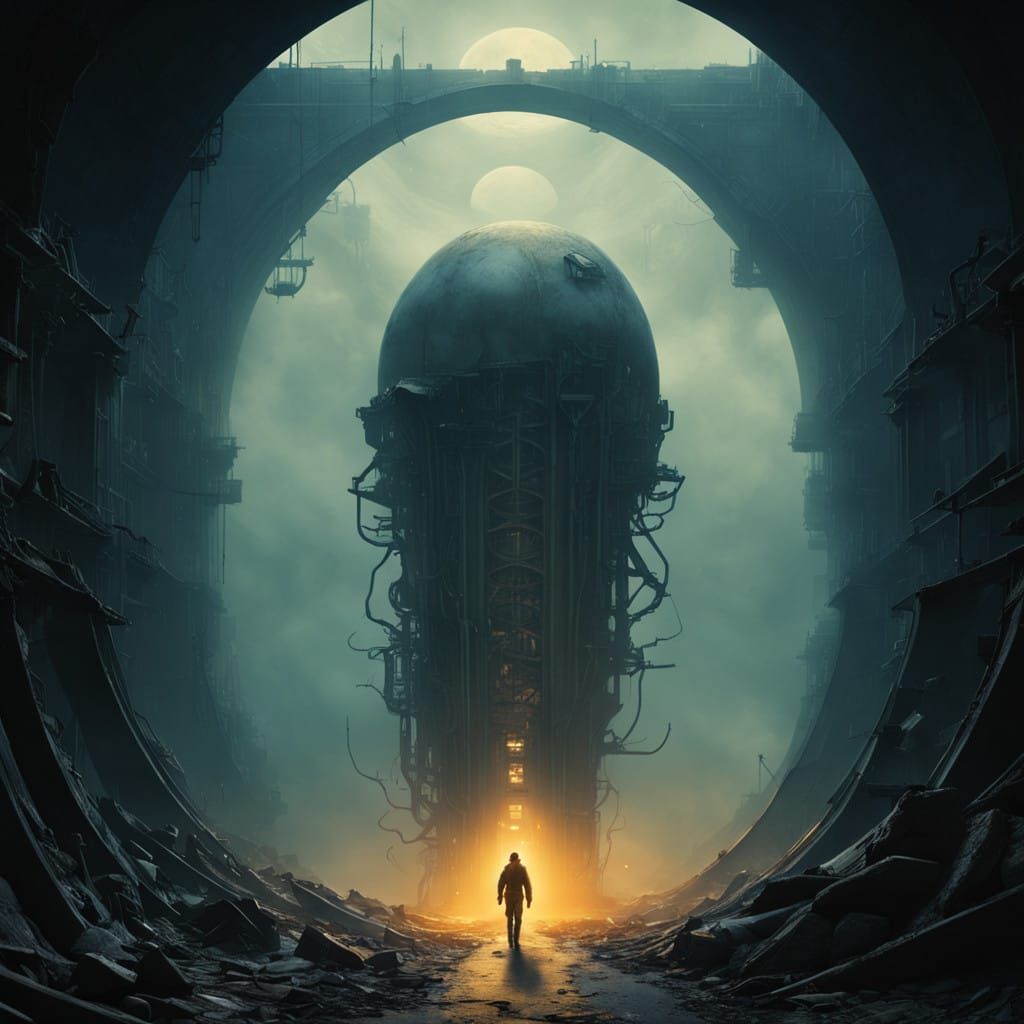 Surreal Crowd with Over-Sized Brains Emerge