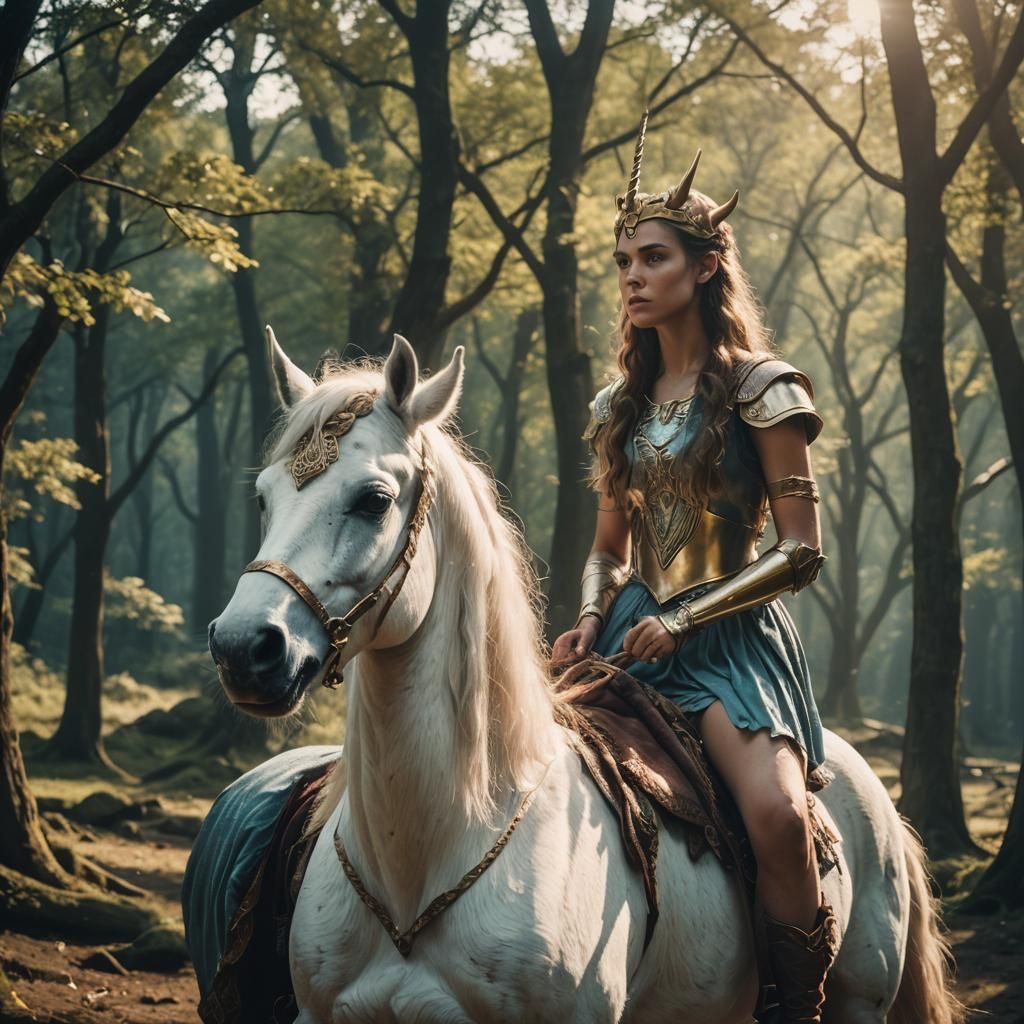 Unicorn Centaur Princess in Cinematic Style