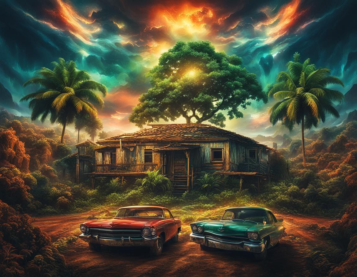 AI Reggae Album Cover: The True Test of Love