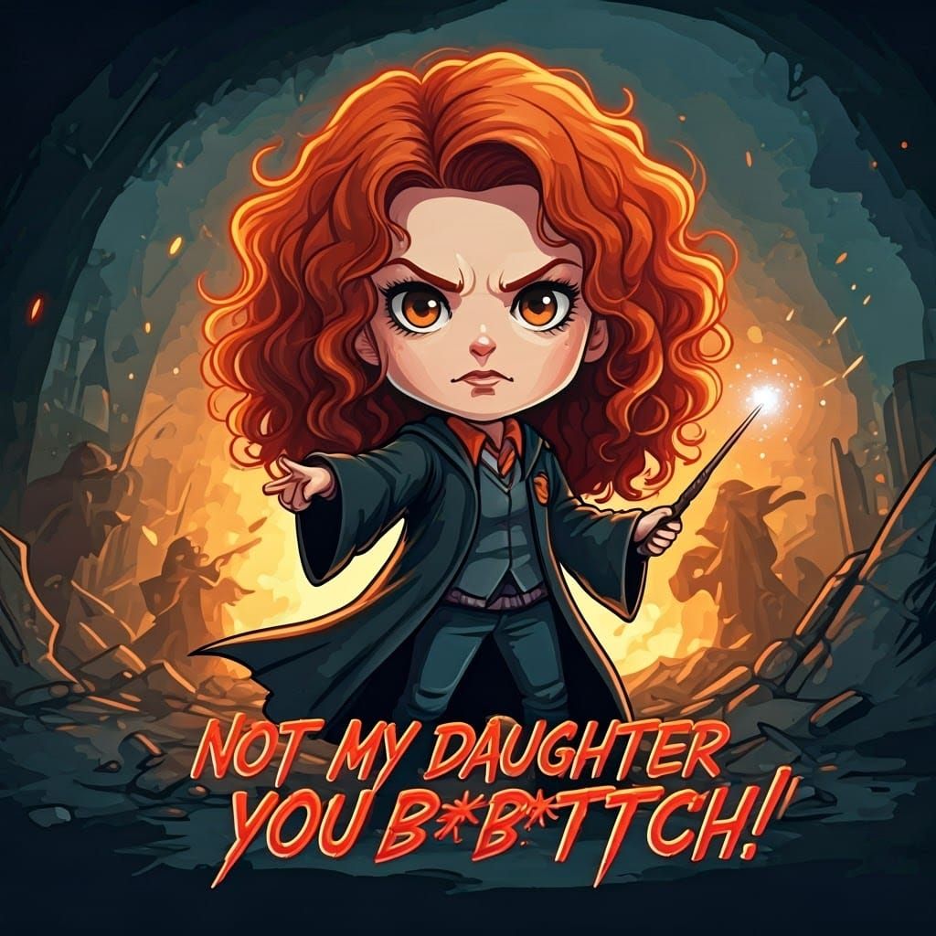 Chibi Molly Weasley in Battle of Hogwarts