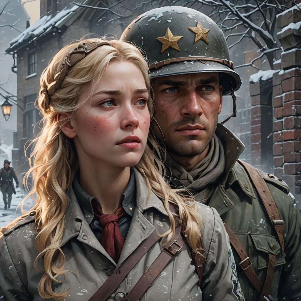 WWII Escape: Soldier and Prisoner in Winter