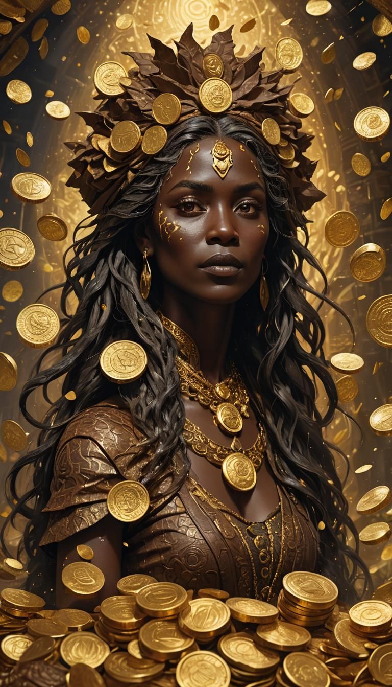 Mystical Bruja Portrait in Fantasy Art Style