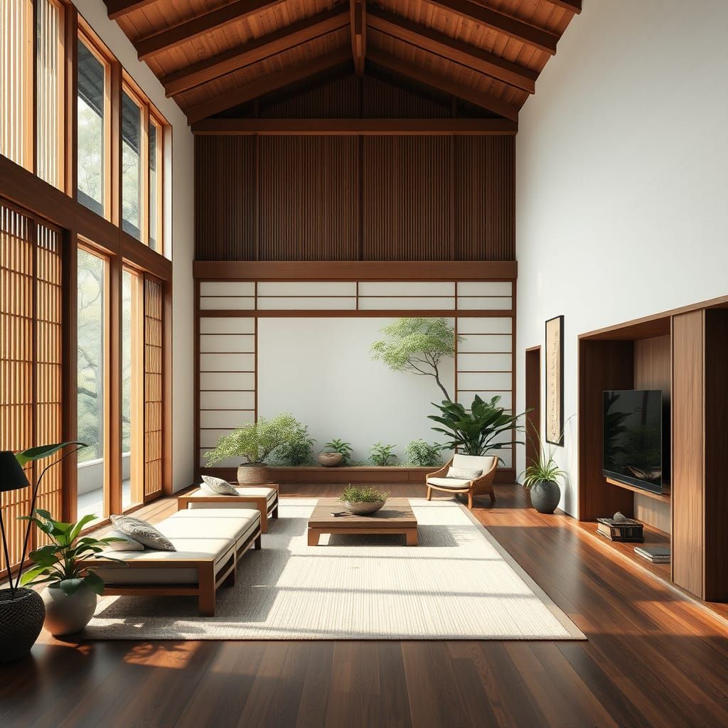 Asian-Inspired Interior Design with Feng Shui Elements