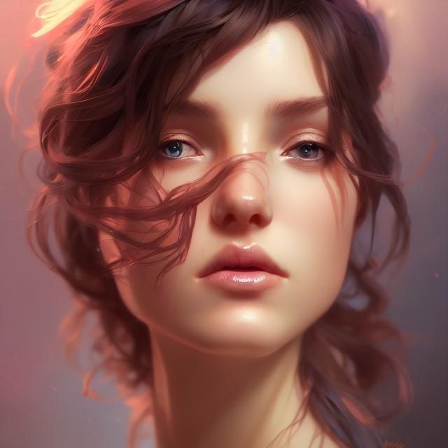 Exquisite Princess Portrait with Dynamic Lighting