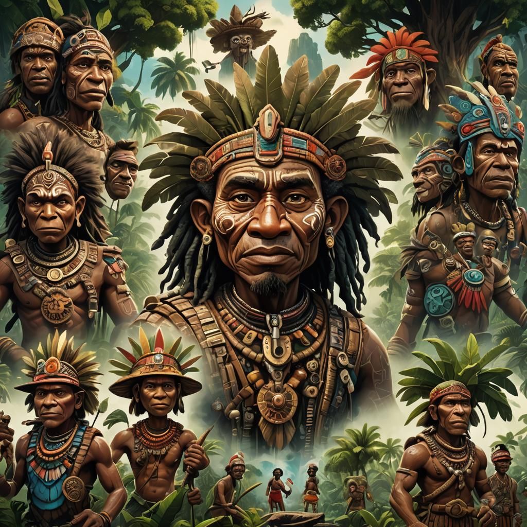 4D Caricatures: AI Development Through Time