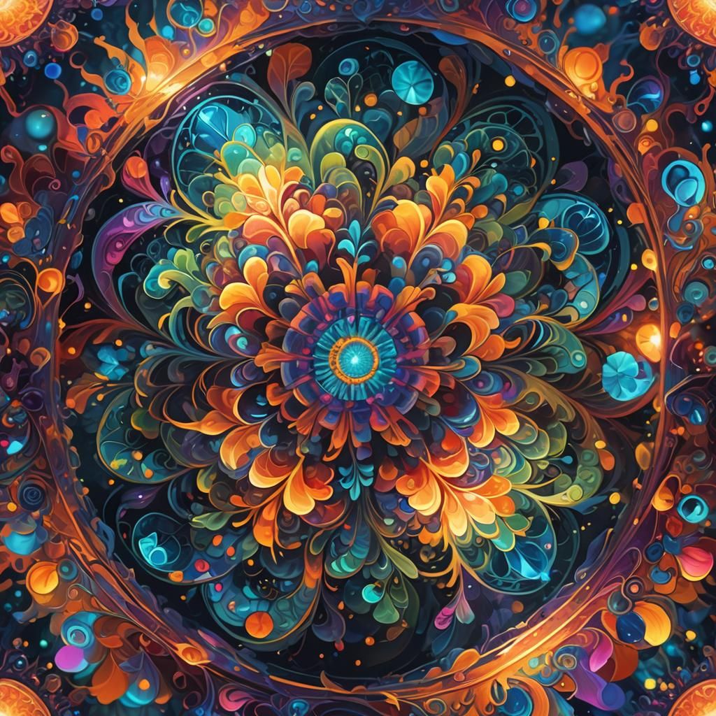Psychedelic DMT Realm Art