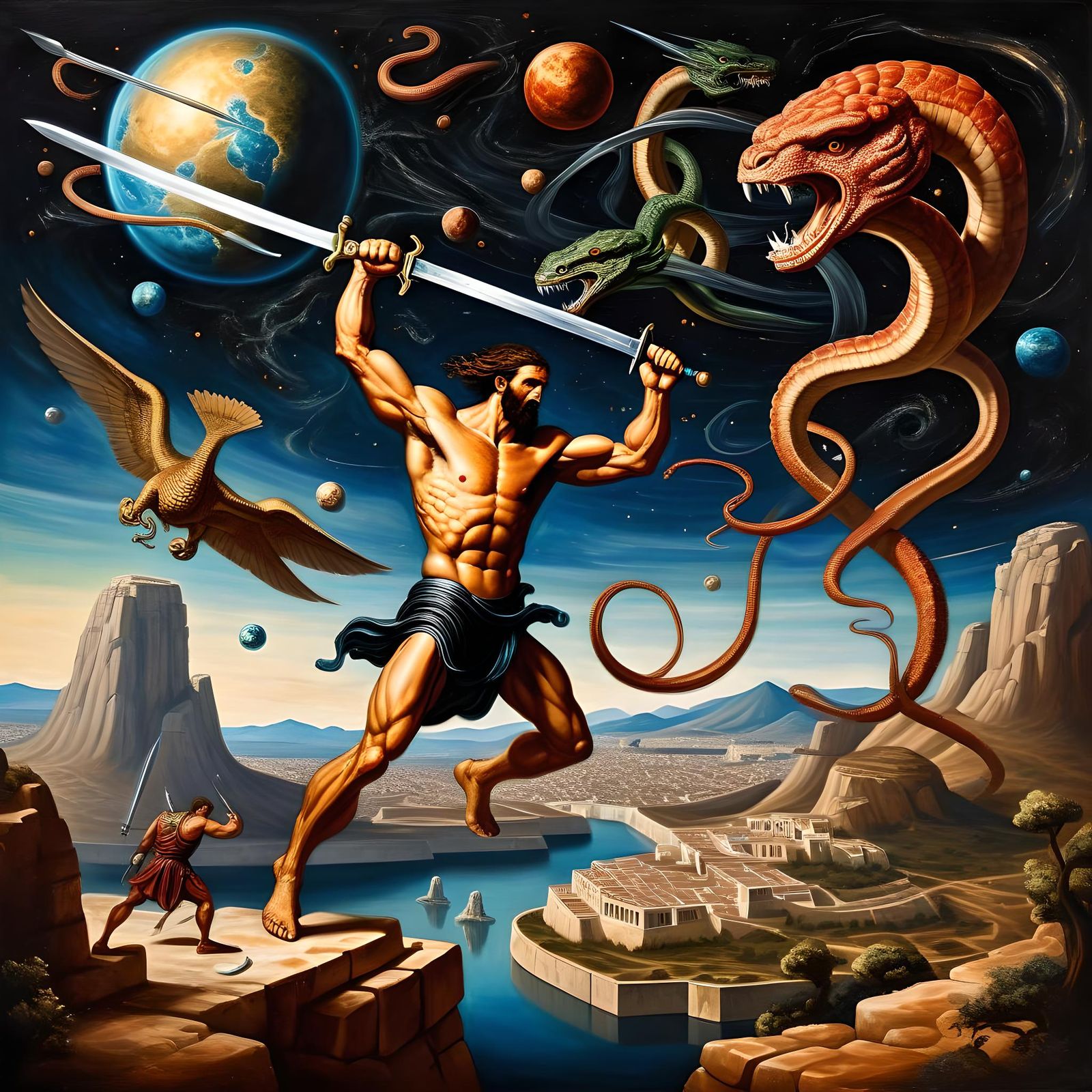 Hercules Kills Hydra