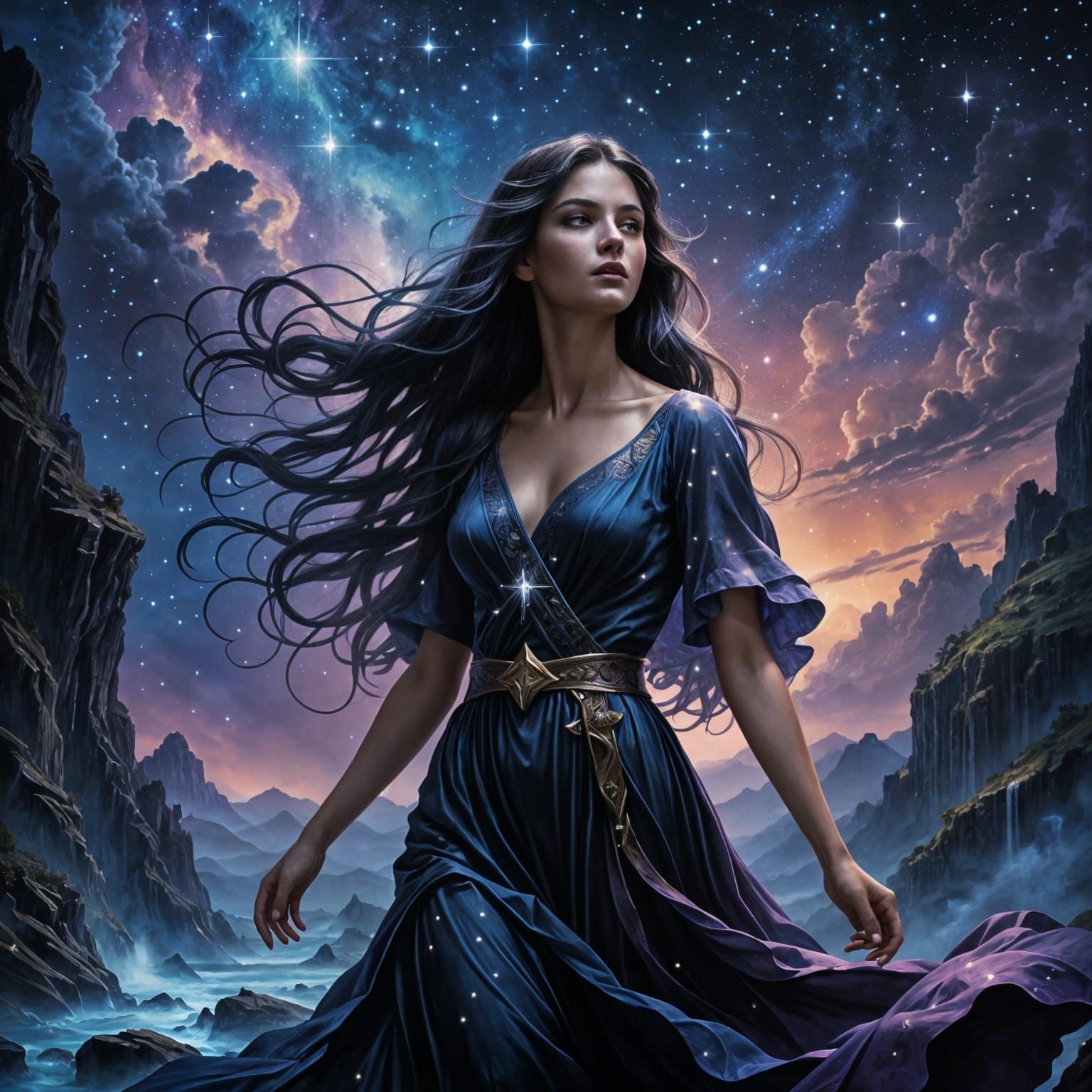 Enchanting Goddess of the Celestial Realm