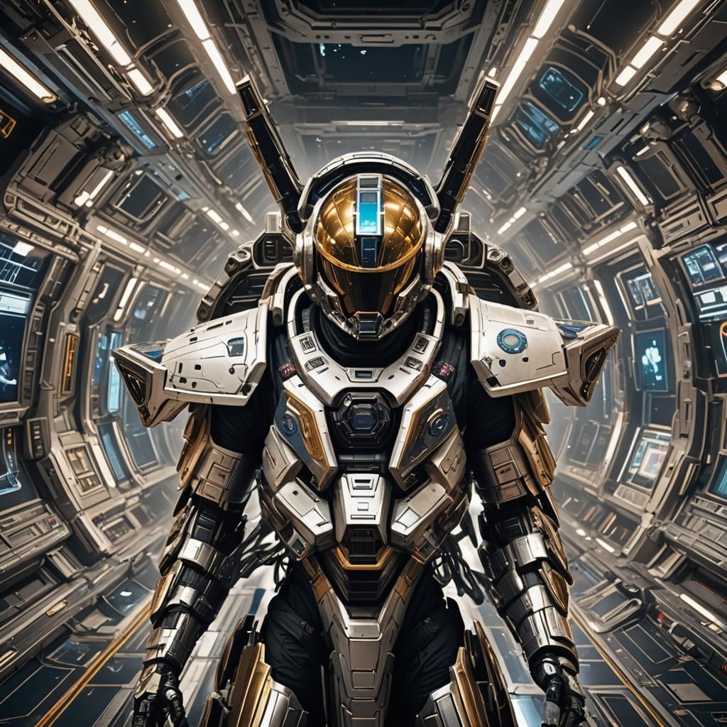 Valkyrie Space Station in Sci-Fi Norse Style