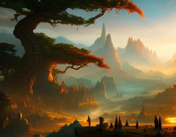 Earth in a Jar: Fantastical Detailed Matte Painting