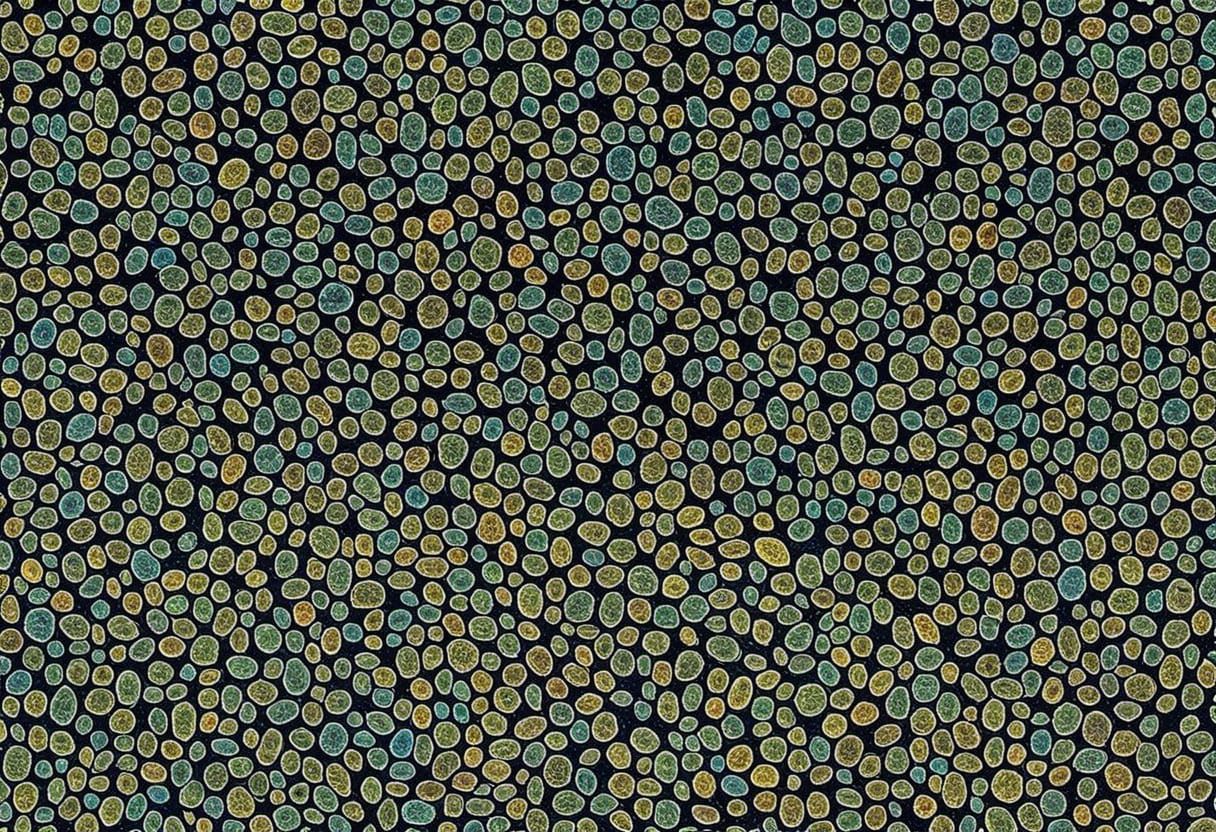 Seamless Beetle Skin Texture Close-Up