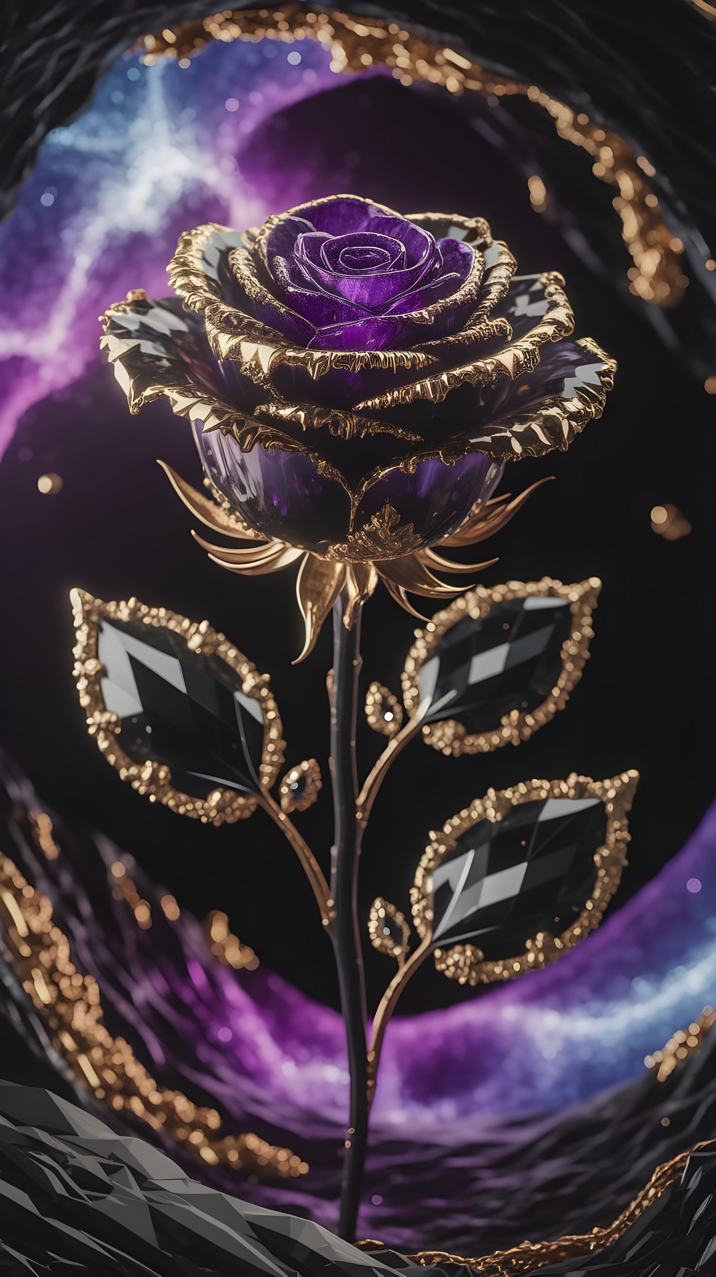 Amethyst Rose - Ideogram 2a Turbo Edition