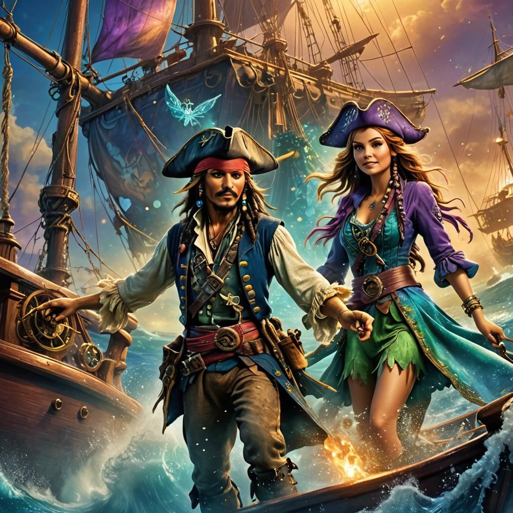 Tinker Bell and Pirate Adventure on the High Seas