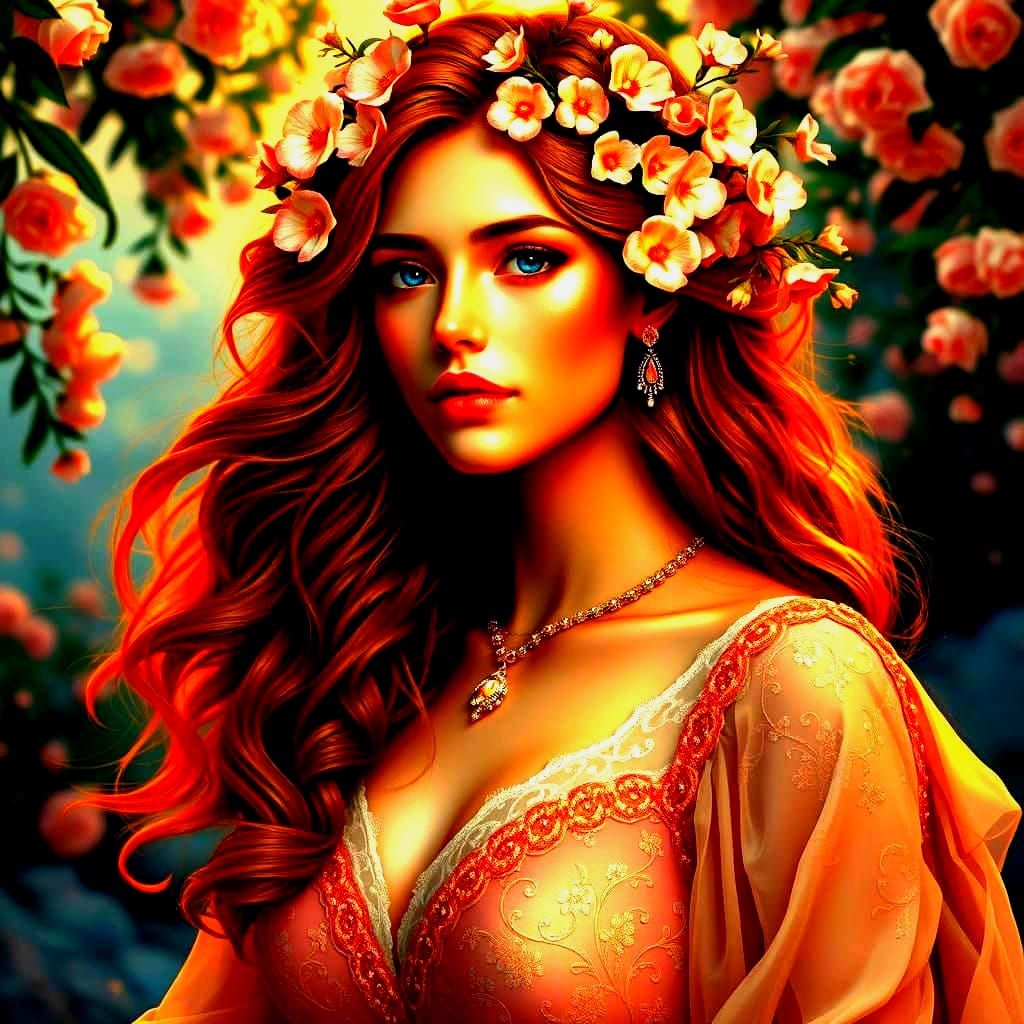 Venus's Daughter Valentine Eros: Goddess of Love and Beauty