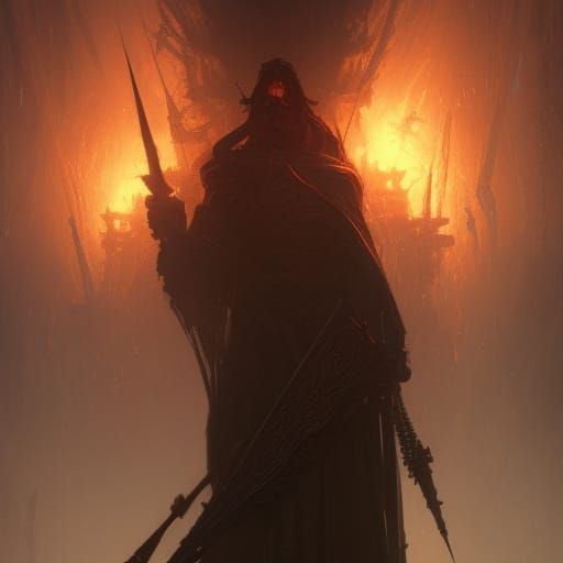 Dark Fantasy Masterpiece in Unreal Engine Style