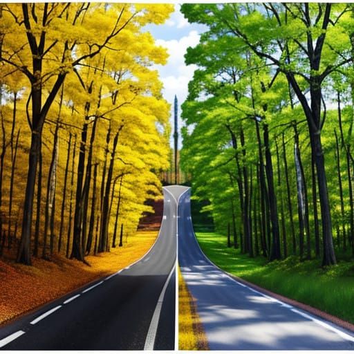 Woodland Fork in Golden Light