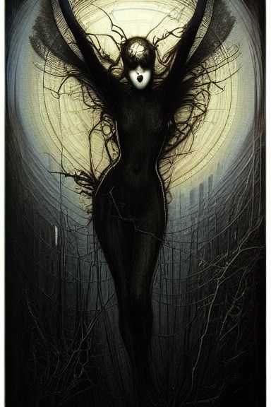 Eldritch Scream: Intricate Digital Painting