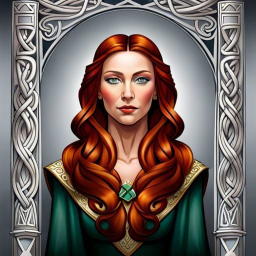 Sister Fidelma: 7th Century Irish Princess Illustration