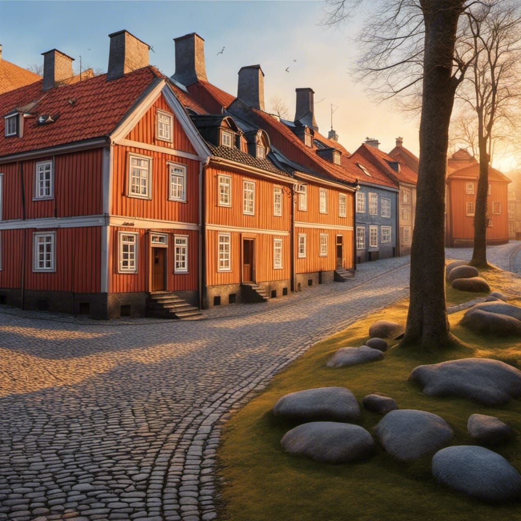 A calm and peaceful moring in the old town