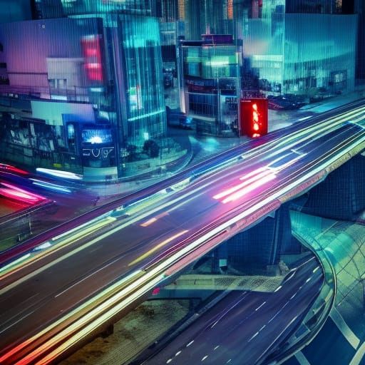 Futuristic Autobahn