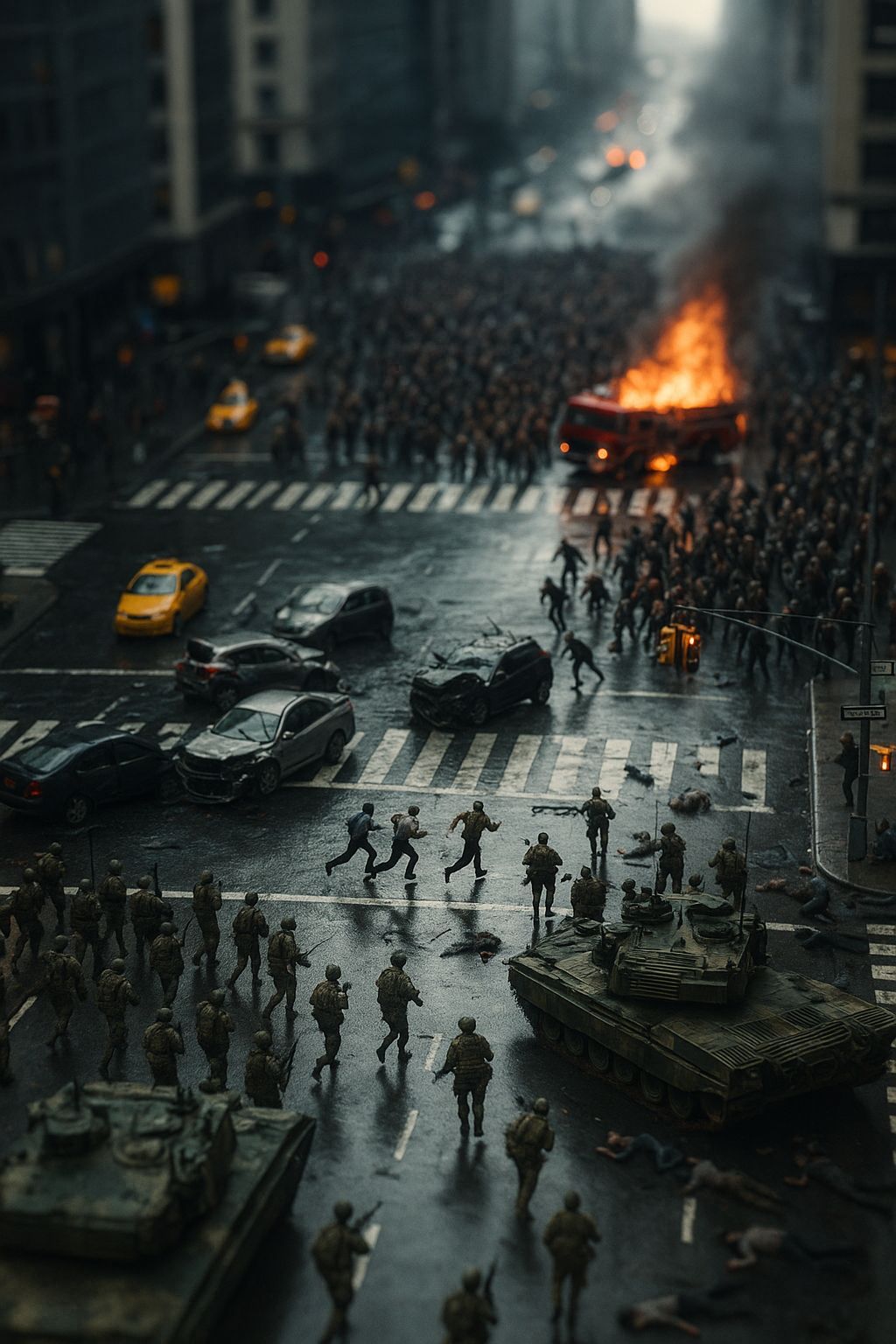 Miniature Zombie Apocalypse in New York City