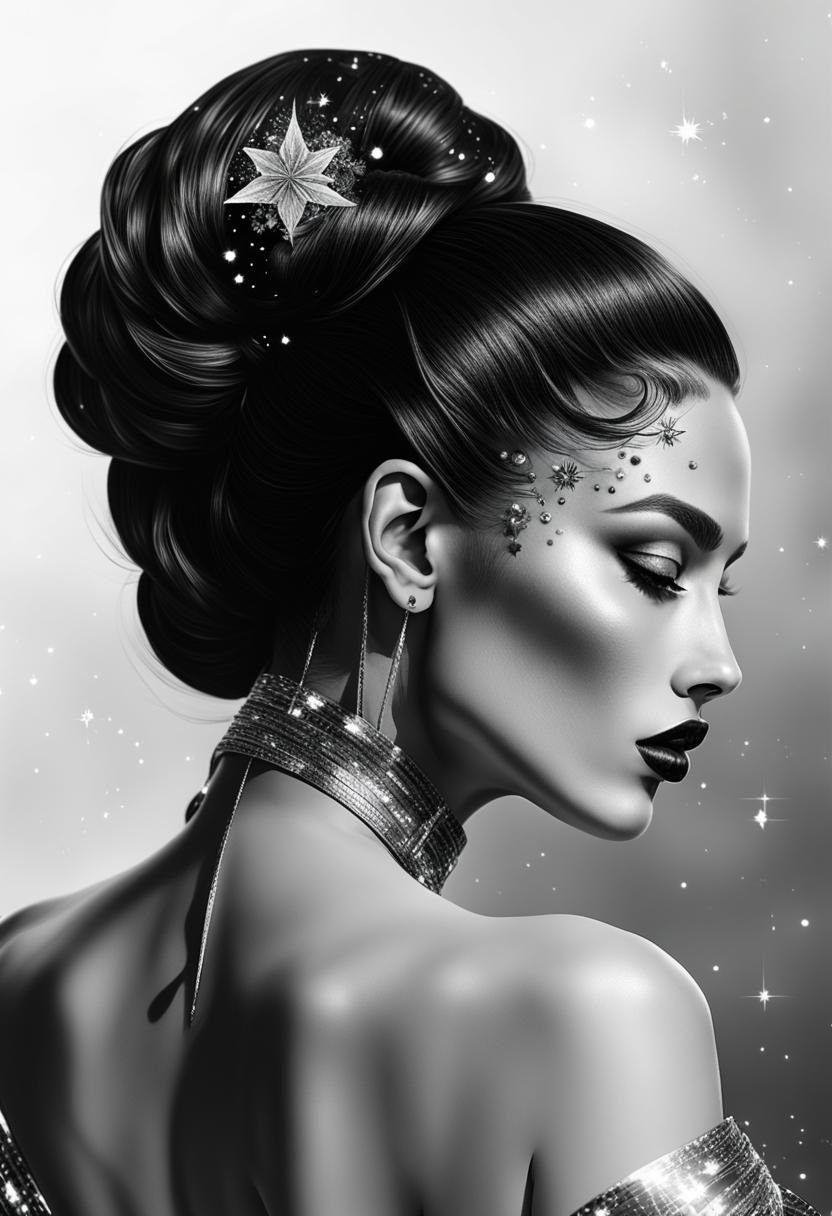 Surreal Photo with Red Lips in Visionary Art Style