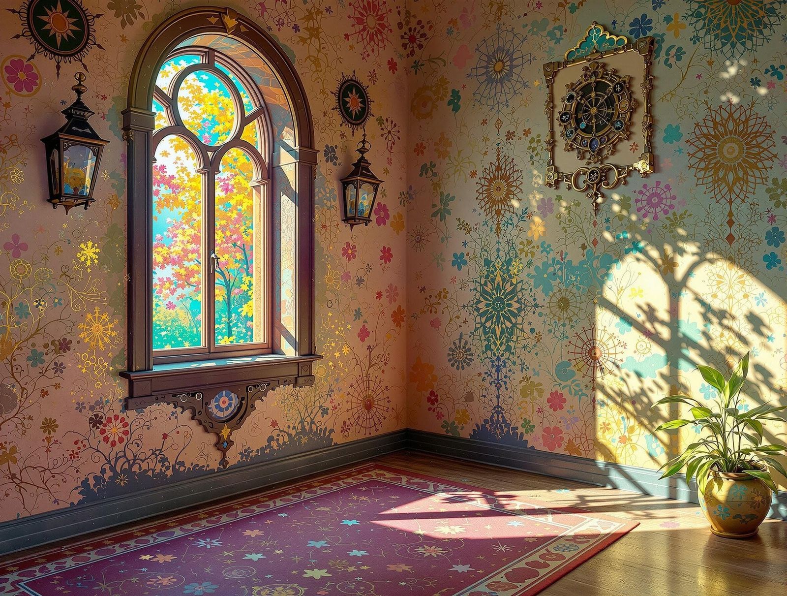 Pastel Steampunk Kangarex in Sunlit Artist Implorium