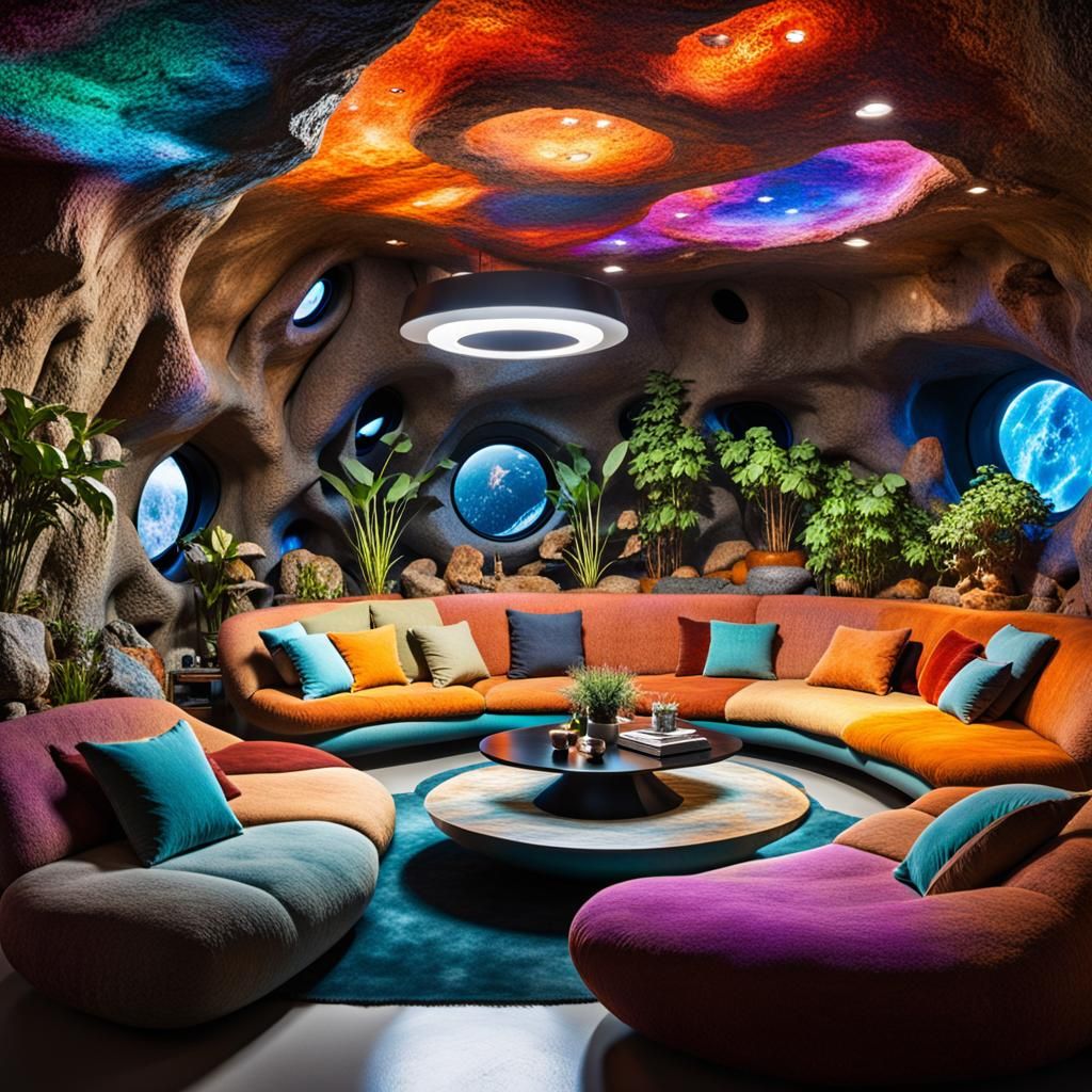 Spaceship living room