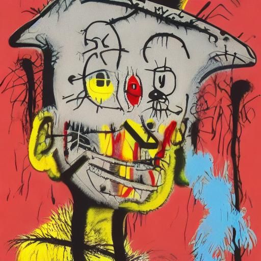 Scarecrow in Cel-Shaded Manga Anime Style