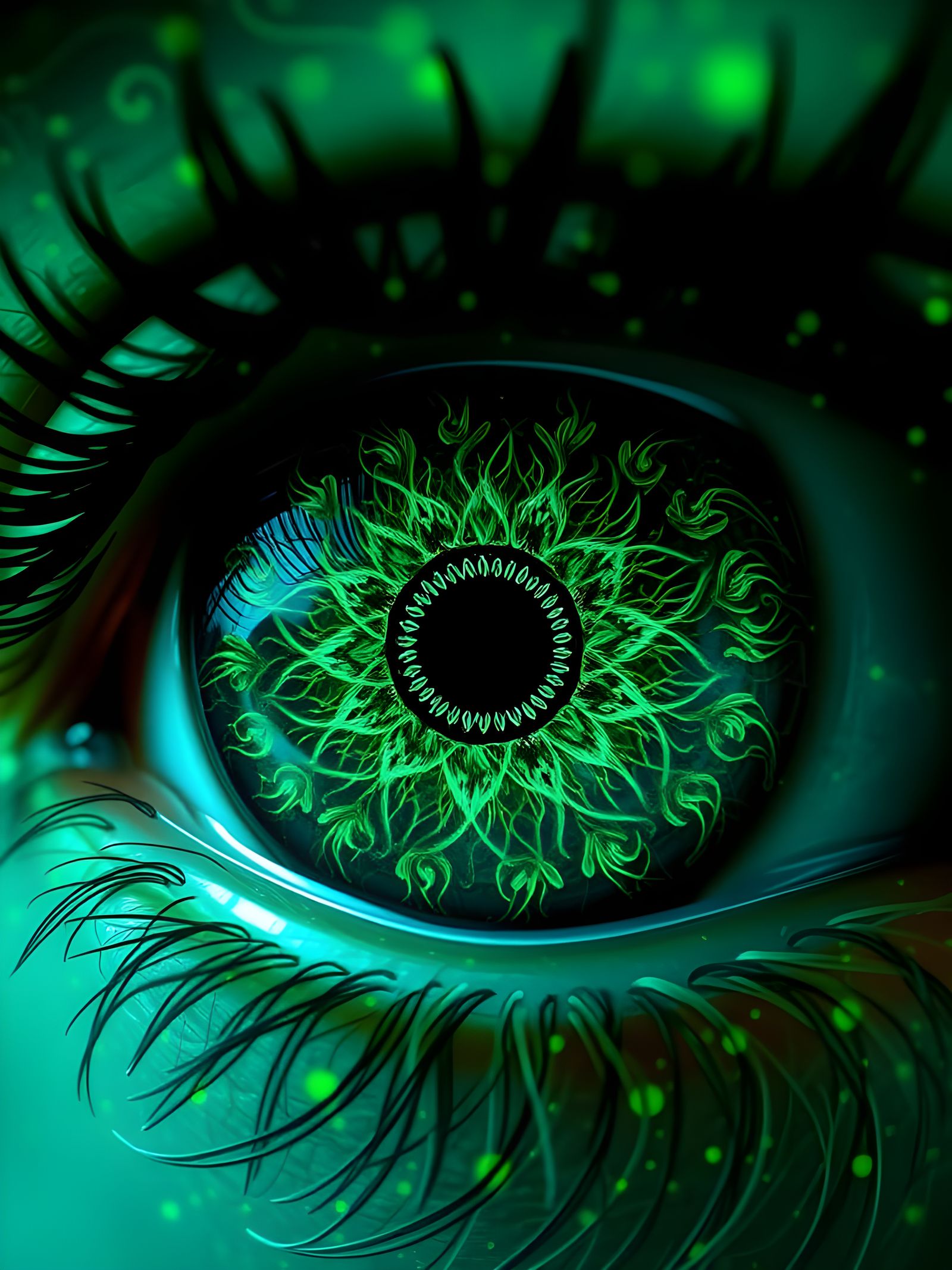 Emerald Eye Whimsigoth Masterpiece