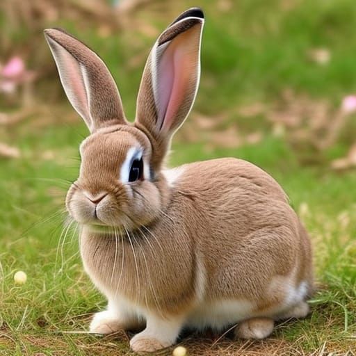 Cute Bunny Generated by AI