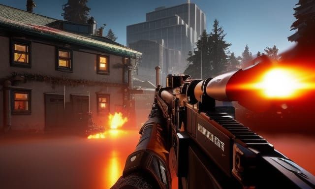 Detailed FPS Game Concept Art in 8K