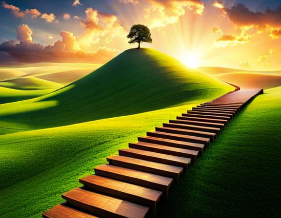 Stairway from Earth to Heaven