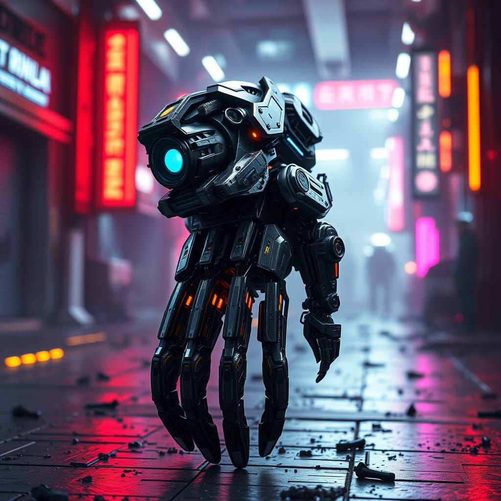 Mech Phantom Limb Plots Sabotage in Futuristic Sci-Fi