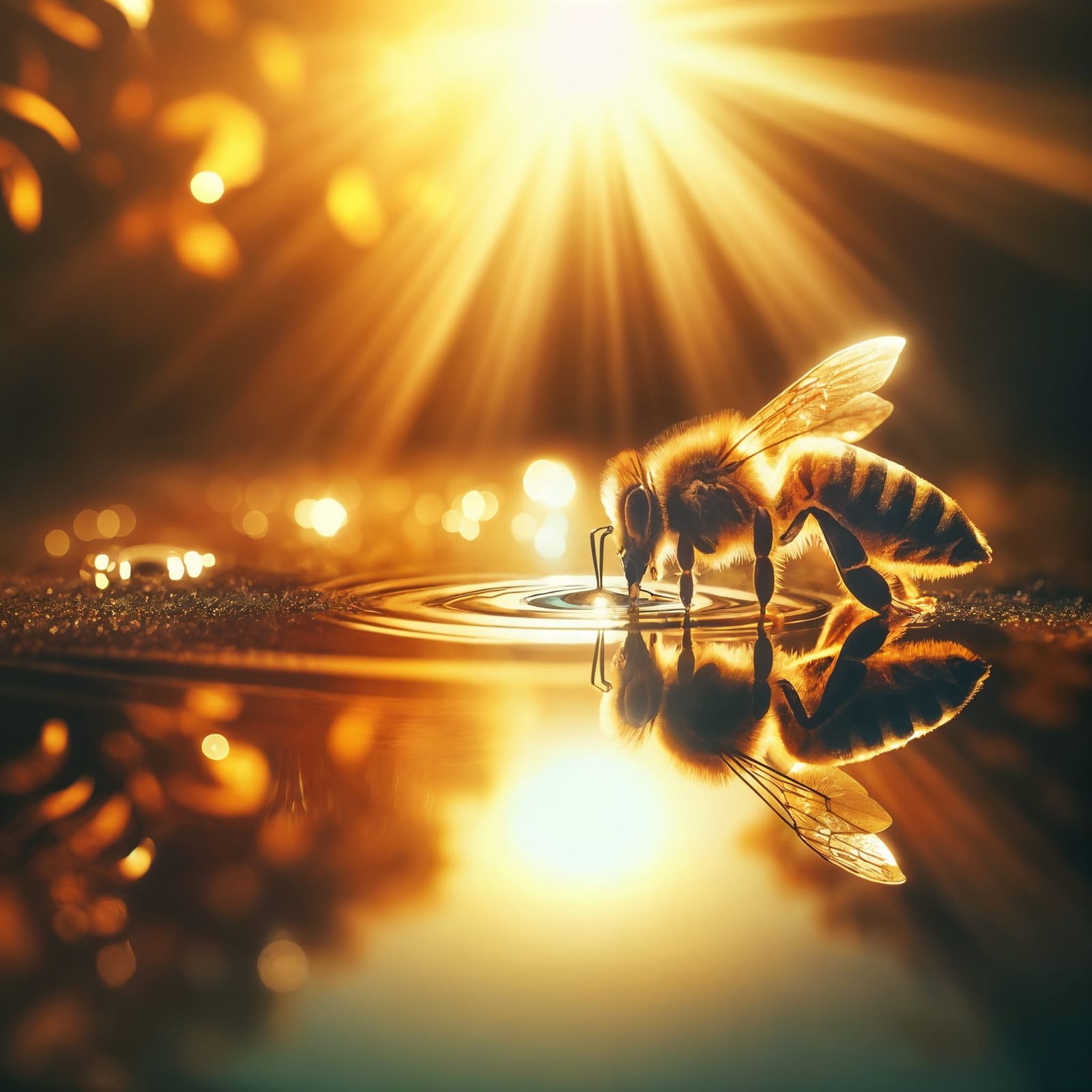 Warmth of Golden Afternoon in Serene Nature