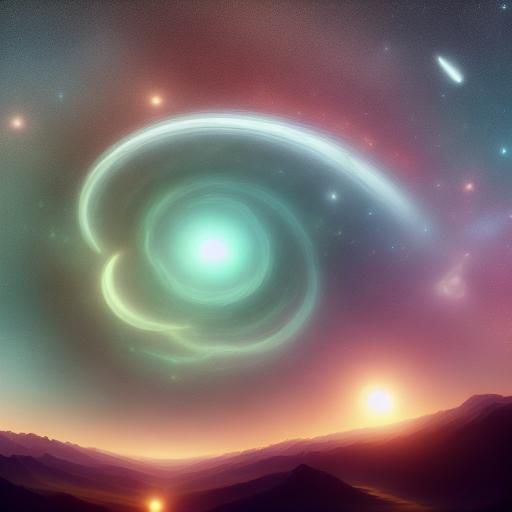 Woman Gazing at Starry Night Sky in Cinematic Style