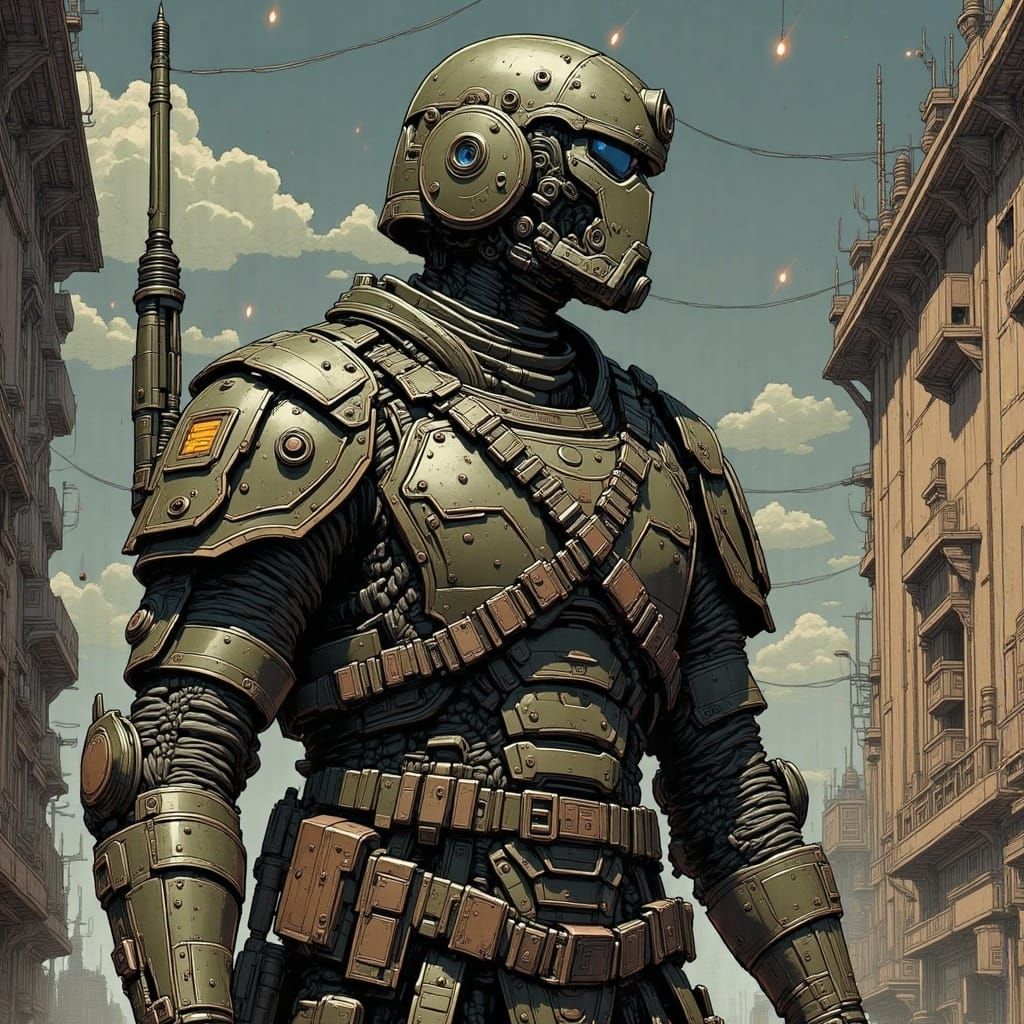 Surreal Military Haven Underboundless Skies