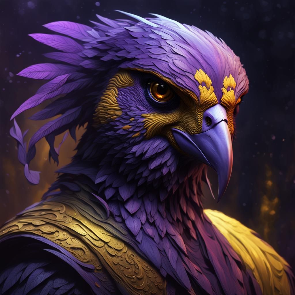 Surreal Avian Masterpiece with Dark Fantasy Flair