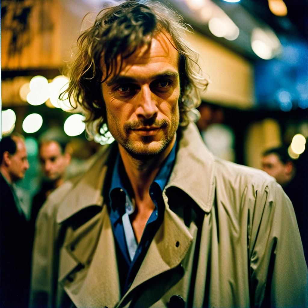 English Mystic Portrait in British Tavern Interior