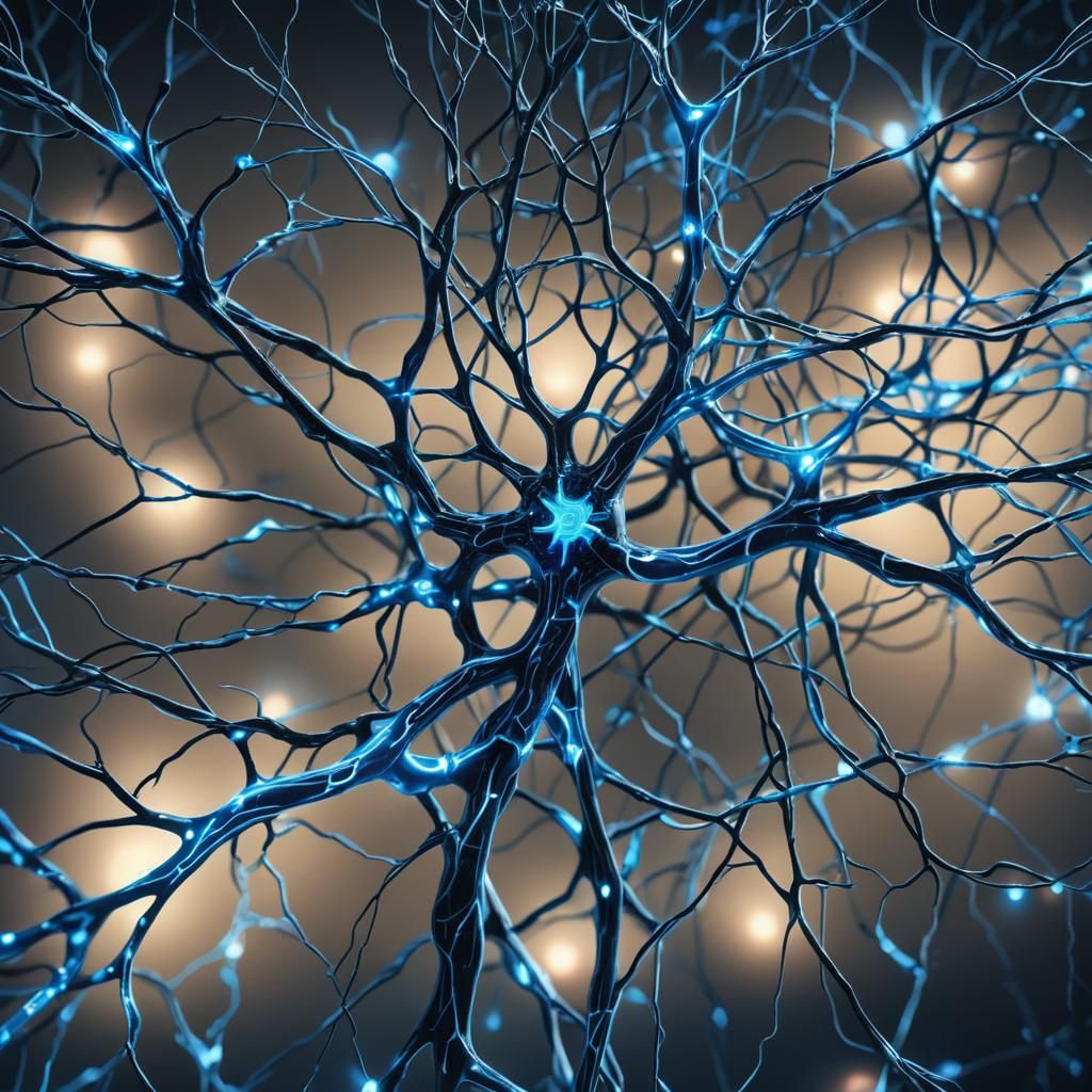 Glowing Synapses: Human and AI Neural Network